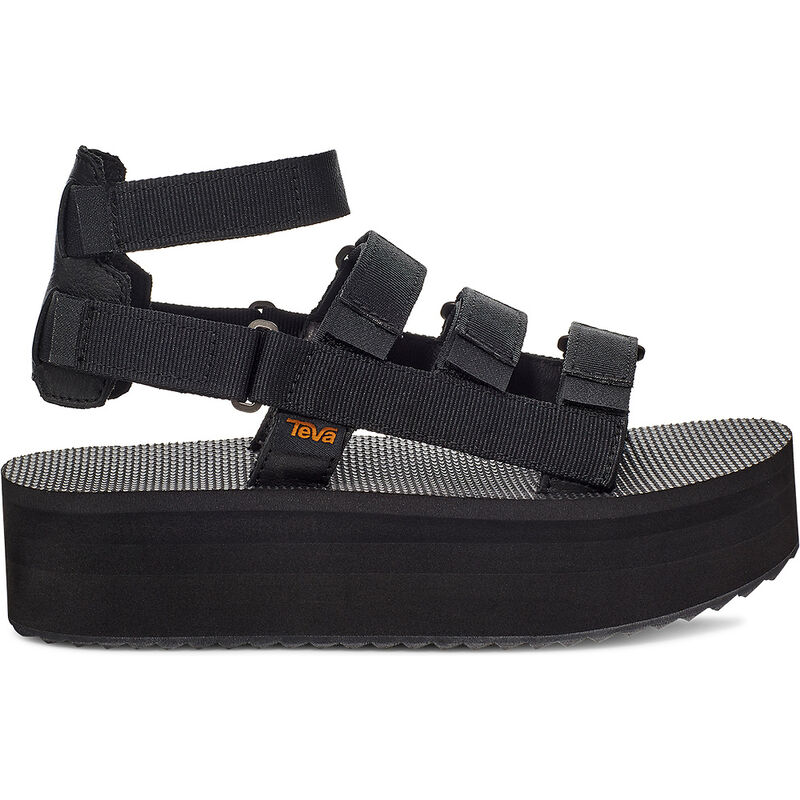Women's Flatform Mevia, BLACK, hi-res image number 1
