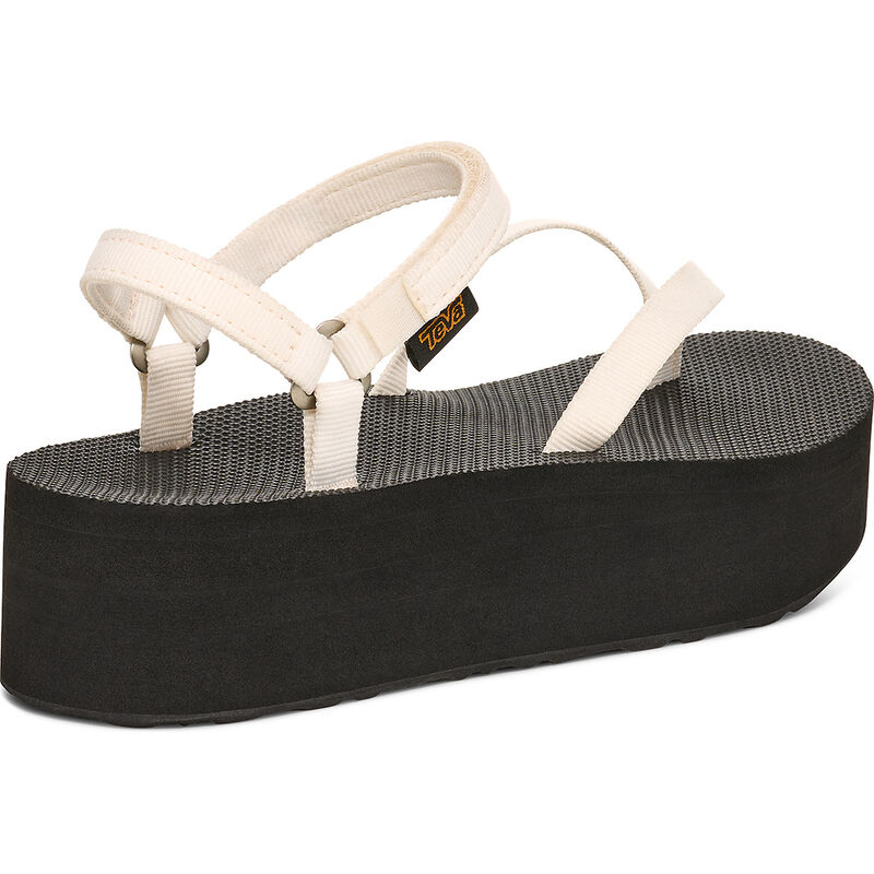 Women's Flatform Sandal Slim, COCONUT MILK/ BLACK, hi-res image number 4