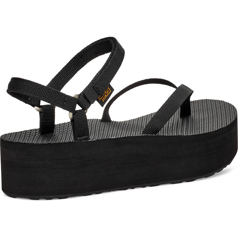 Women's Flatform Sandal Slim, BLACK, hi-res image number 4
