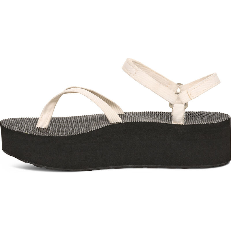 Women's Flatform Sandal Slim, COCONUT MILK/ BLACK, hi-res image number 3