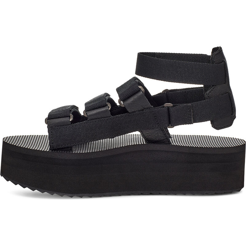 Women's Flatform Mevia, BLACK, hi-res image number 3