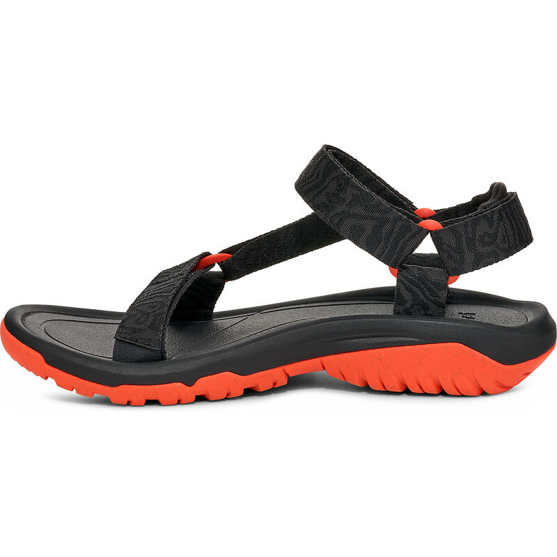 Men's Hurricane XLT2 Terratexture, CAVIAR/ MANDARIN RED, hi-res image number 3